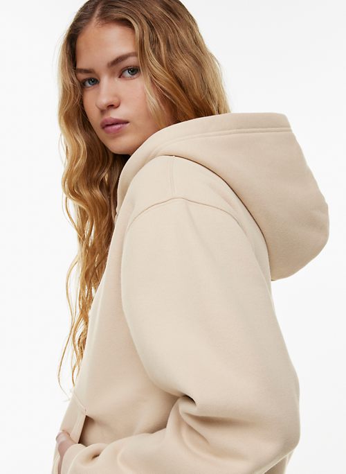 Sweatfleece COZY FLEECE BOYFRIEND ZIP HOODIE | Aritzia CA