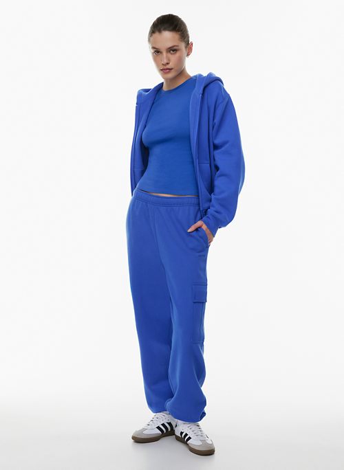 Women's Fleece Lounge Jogger Pants - Colsie™ Blue S