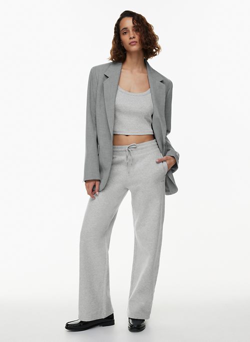 Babaton Women's Steel Grey Dress Pants With Split Hems Size 10