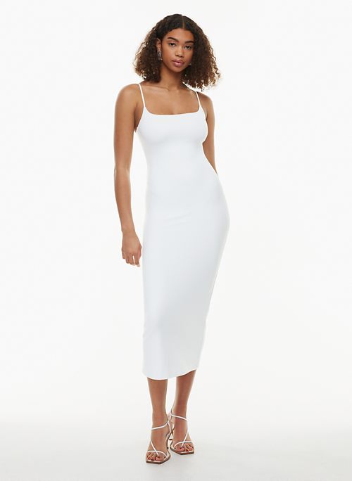 Sexy Scoop Neck Open Back Cami Dress, Sleeveless Solid Backless Spring &  Summer Bodycon Maxi Cami Dresses, Women's Clothing