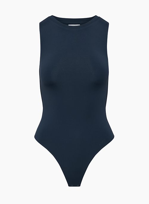 Bodysuit for Women Baby Blue Scoop Neck Long Sleeve - Lauren Baby Blue –  Molgoa Int