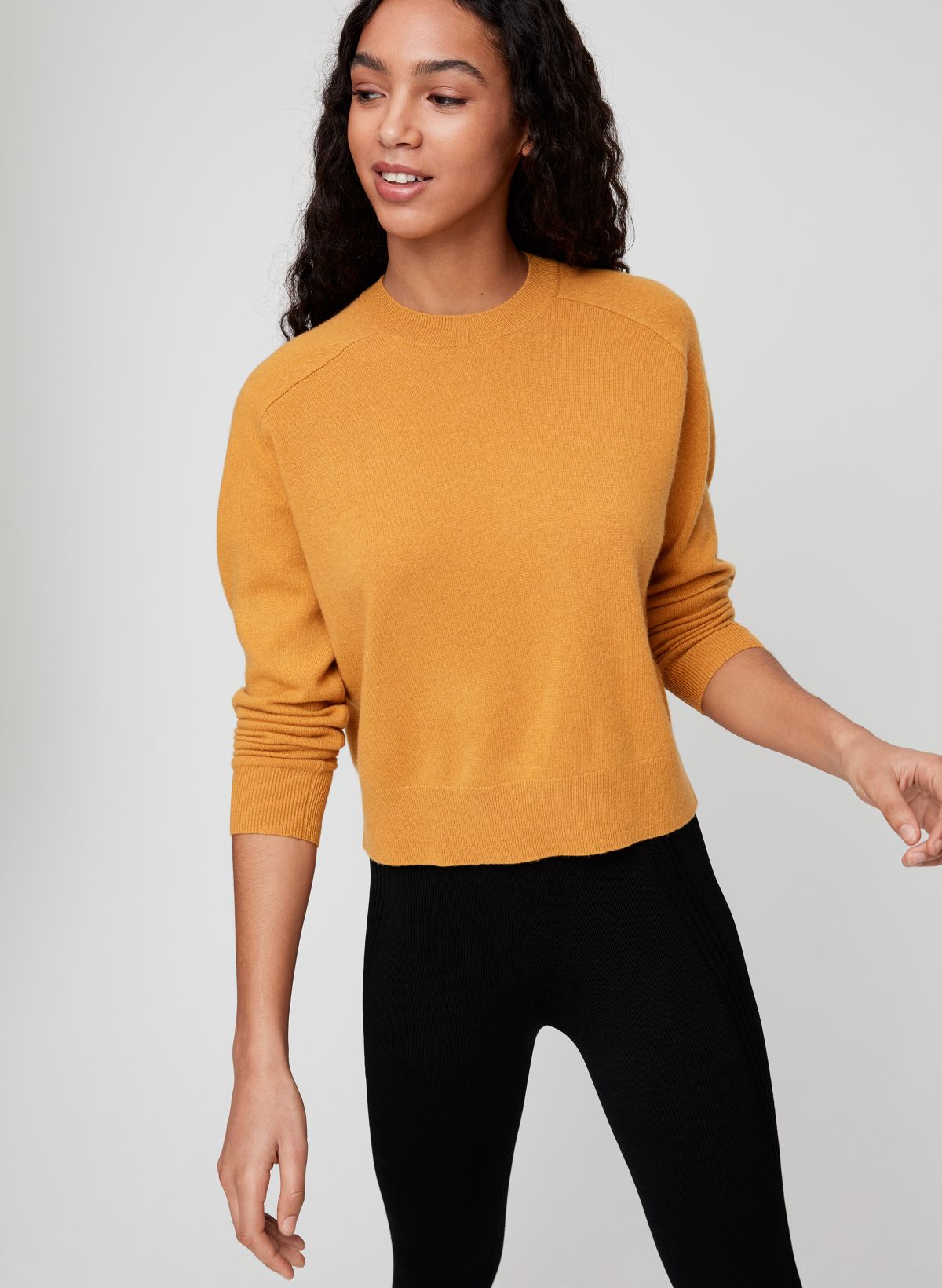 The Group by Babaton LUXE CASHMERE CLASSIC CREW