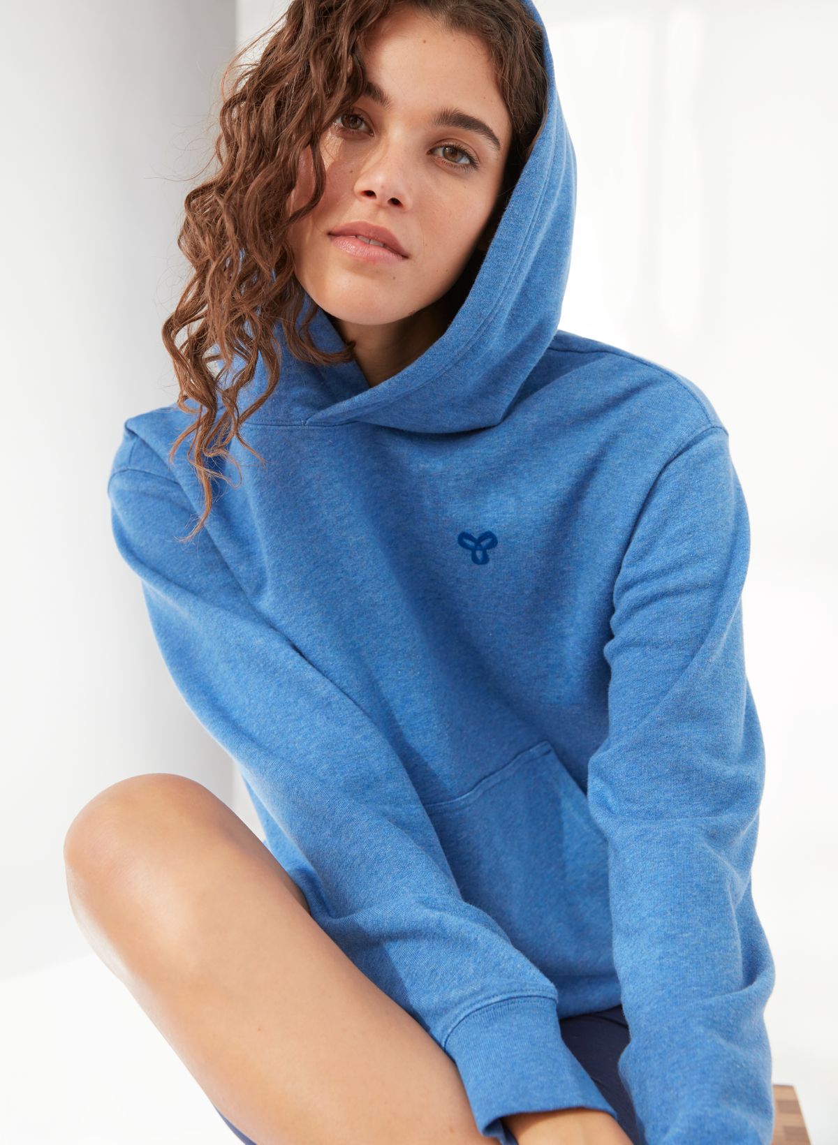 TNA Aritzia Hoodie Size X Small Sweatshirt With Aritzia Blue Logo on Front