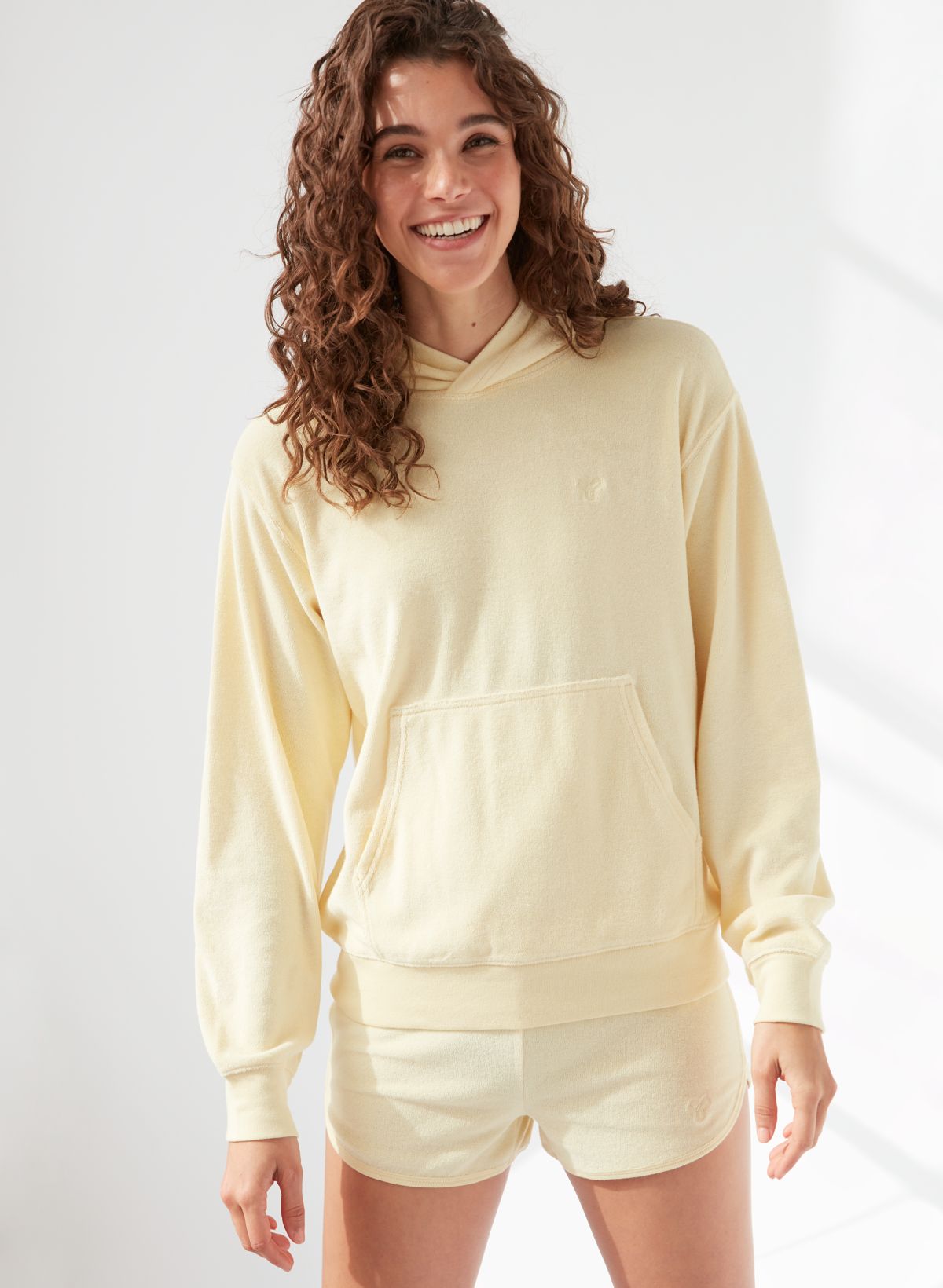 Just Chill cropped pullover -Sunshine Yellow