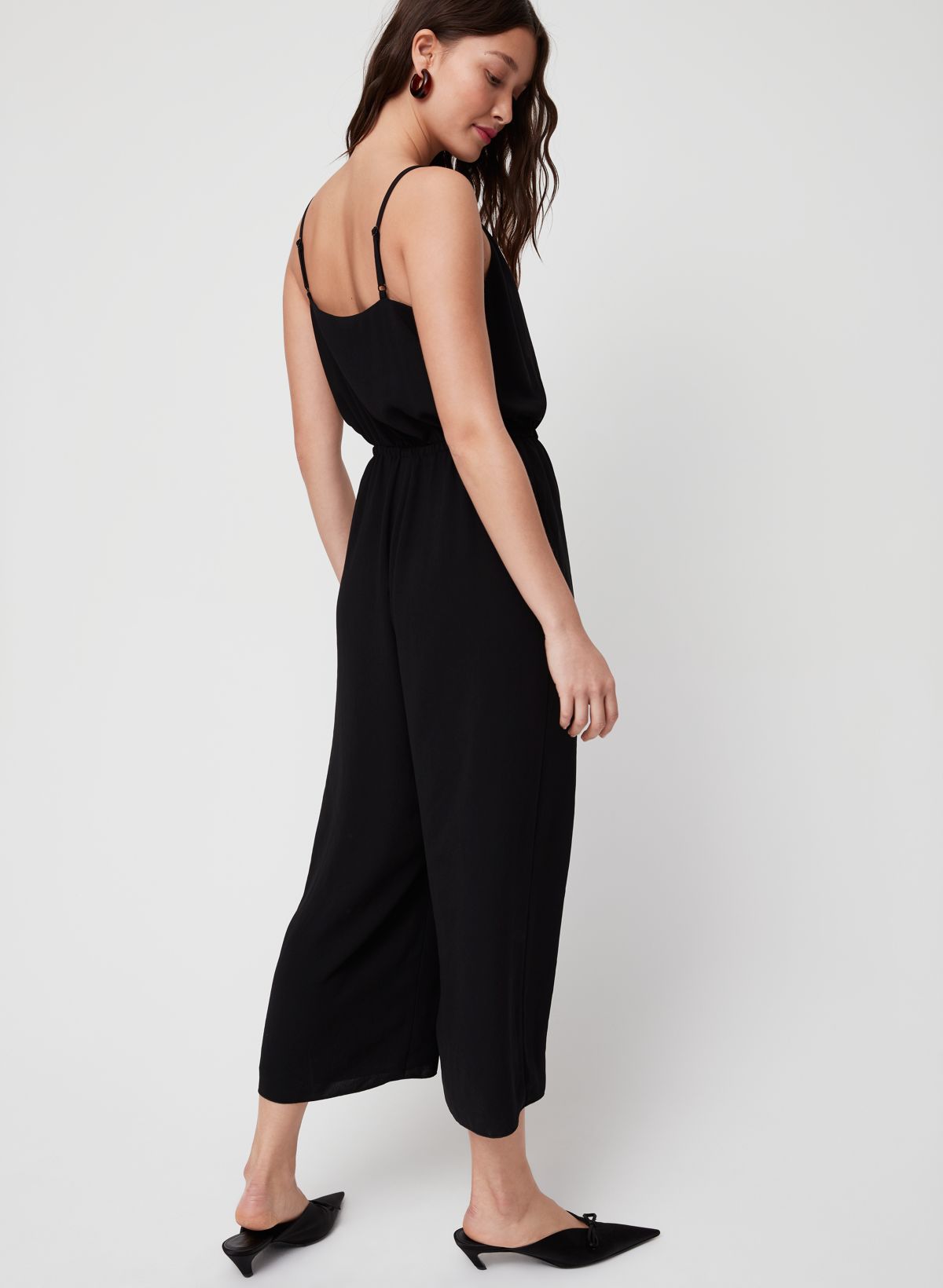 Wilfred Aritzia Irene La Bohème Navy Jumpsuit