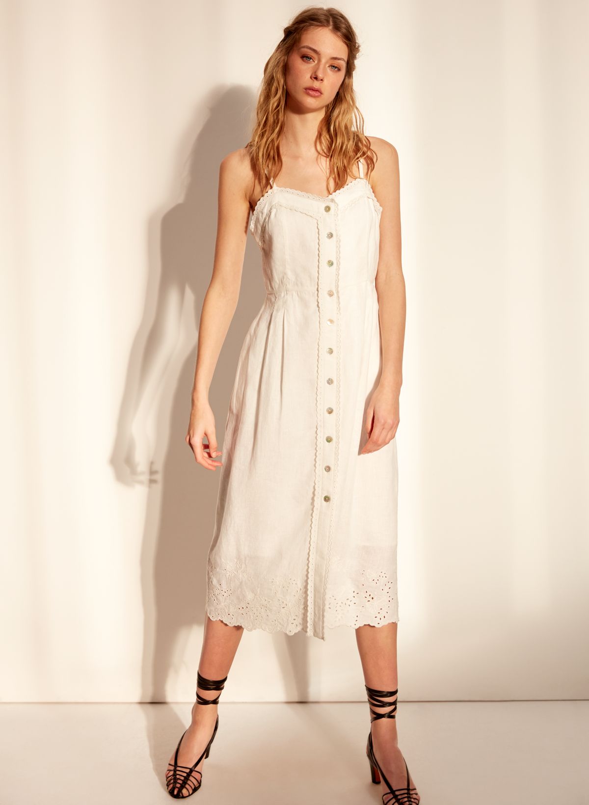 Aritzia button outlet front dress