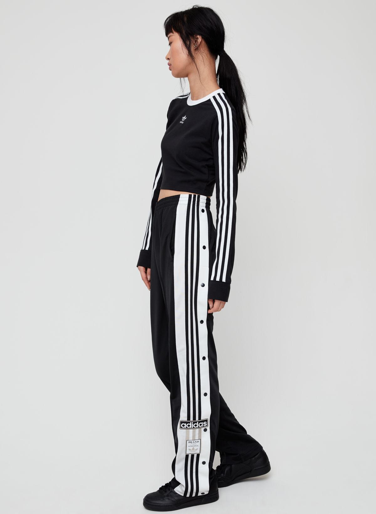 Adibreak track pants hot sale womens black