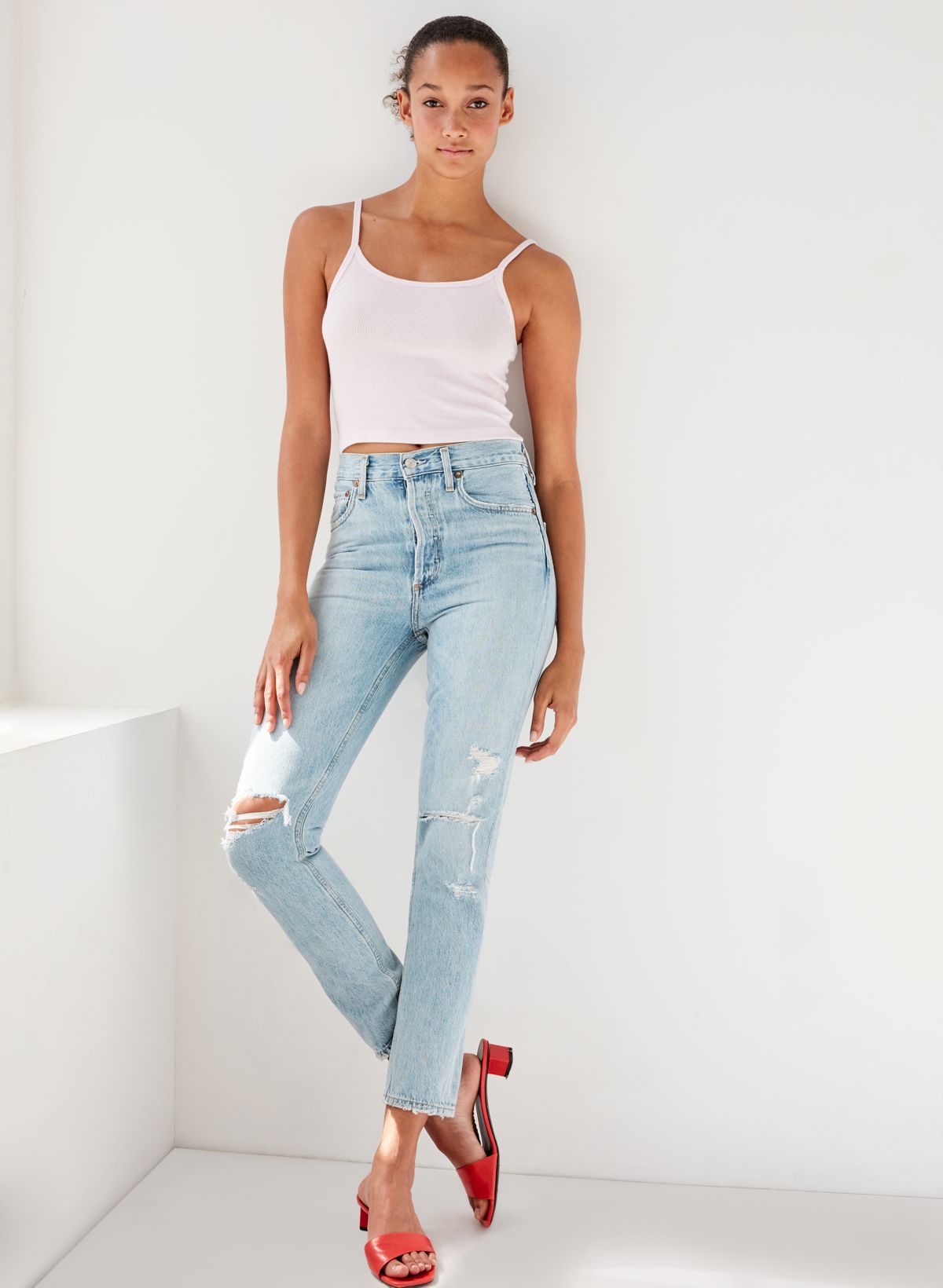 Agolde jamie high cheap rise jeans