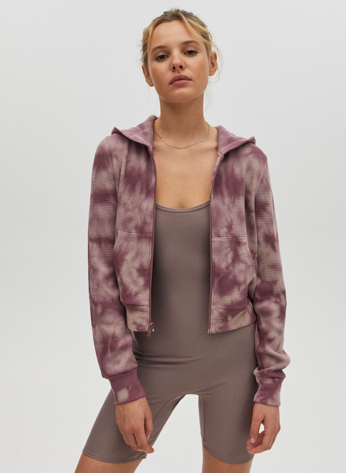 Aritzia thermal zip online hoodie