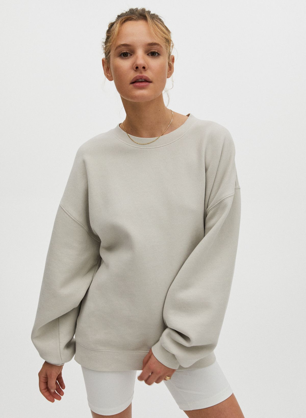 Tna COZY FLEECE MEGA CREW SWEATSHIRT | Aritzia CA