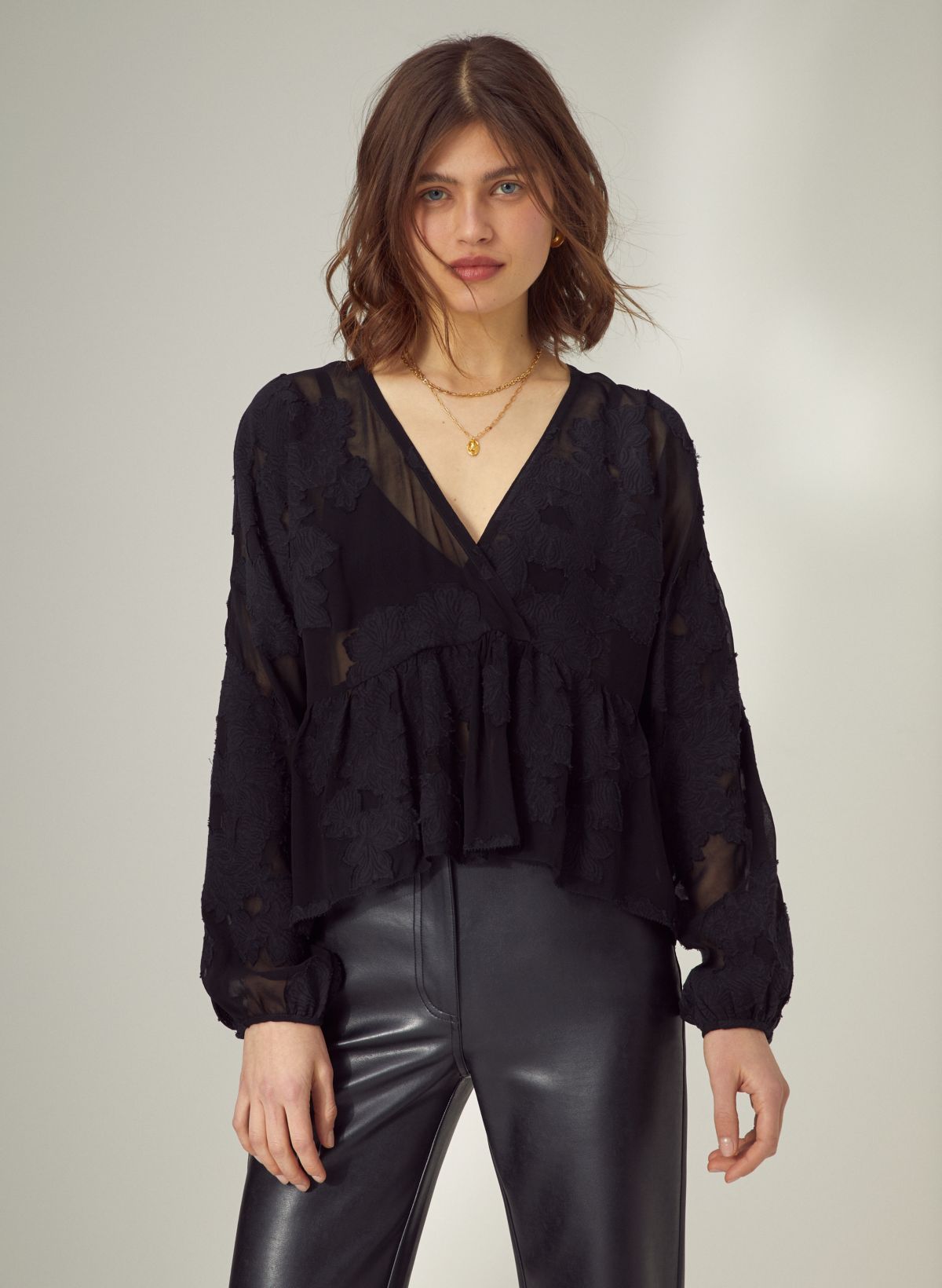 Wilfred PEPLUM BLOUSE | Aritzia CA