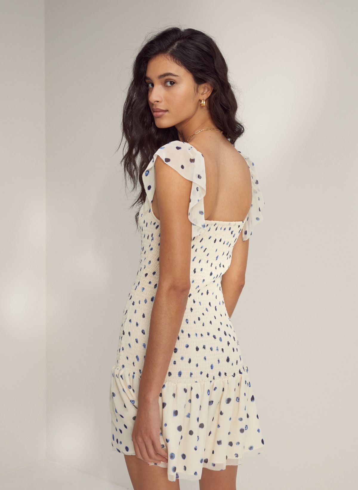 Aritzia polka shop dot dress