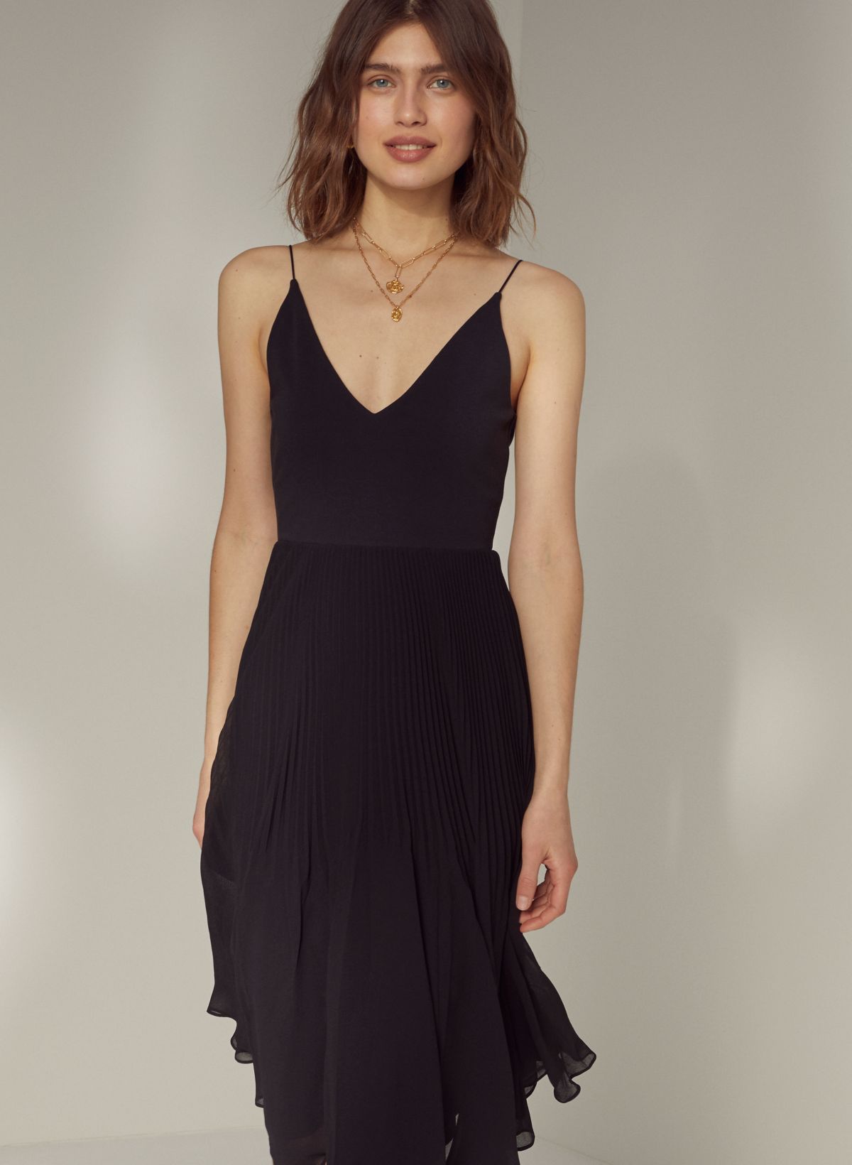 Dance with Somebody Flare Slip Dress