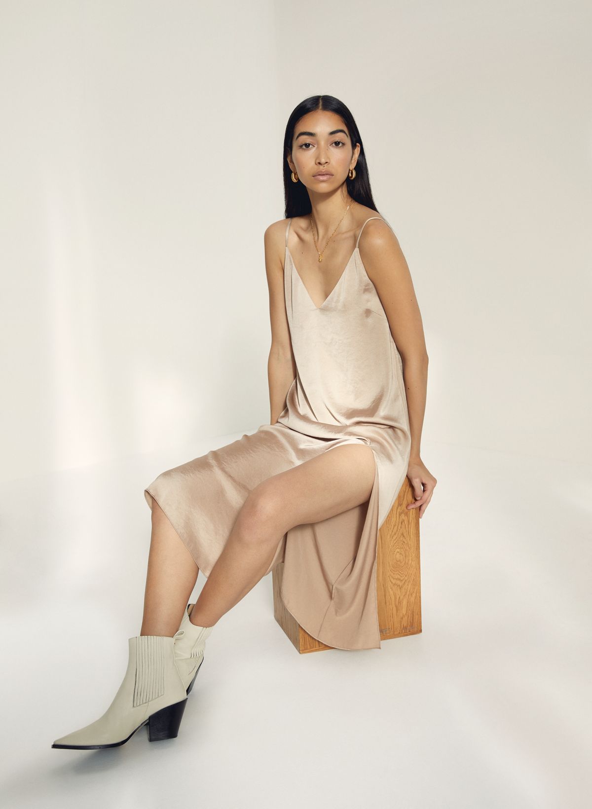 Wilfred ONLY SLIT SLIP DRESS