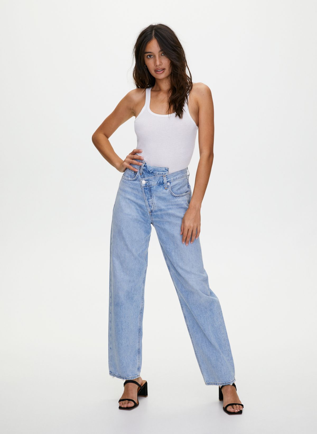 Agolde criss cross cheap upsized jean