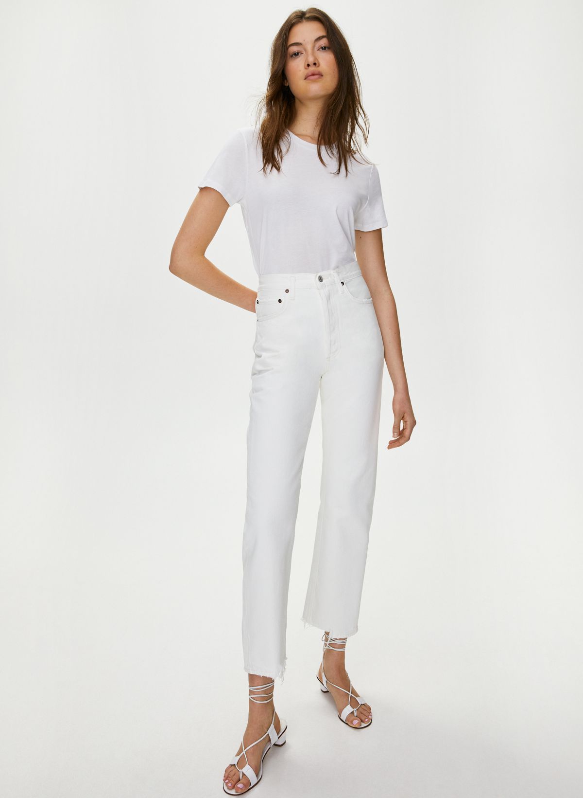 Agolde hot sale white jeans