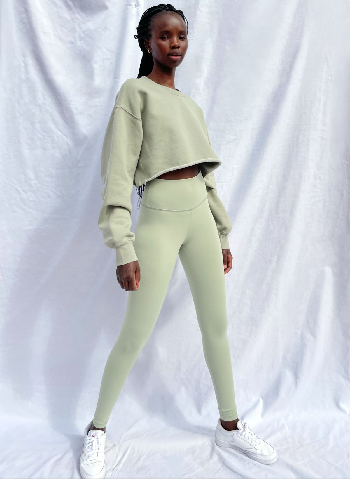 TnAction TNABUTTER™ ATMOSPHERE HI-RISE CROPPED LEGGING