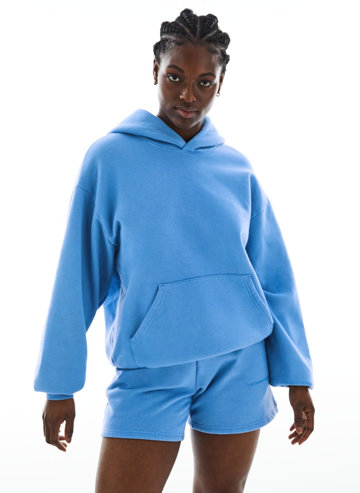  Blue Moon Classic Logo Baby Blue Hoodie: Clothing, Shoes &  Jewelry