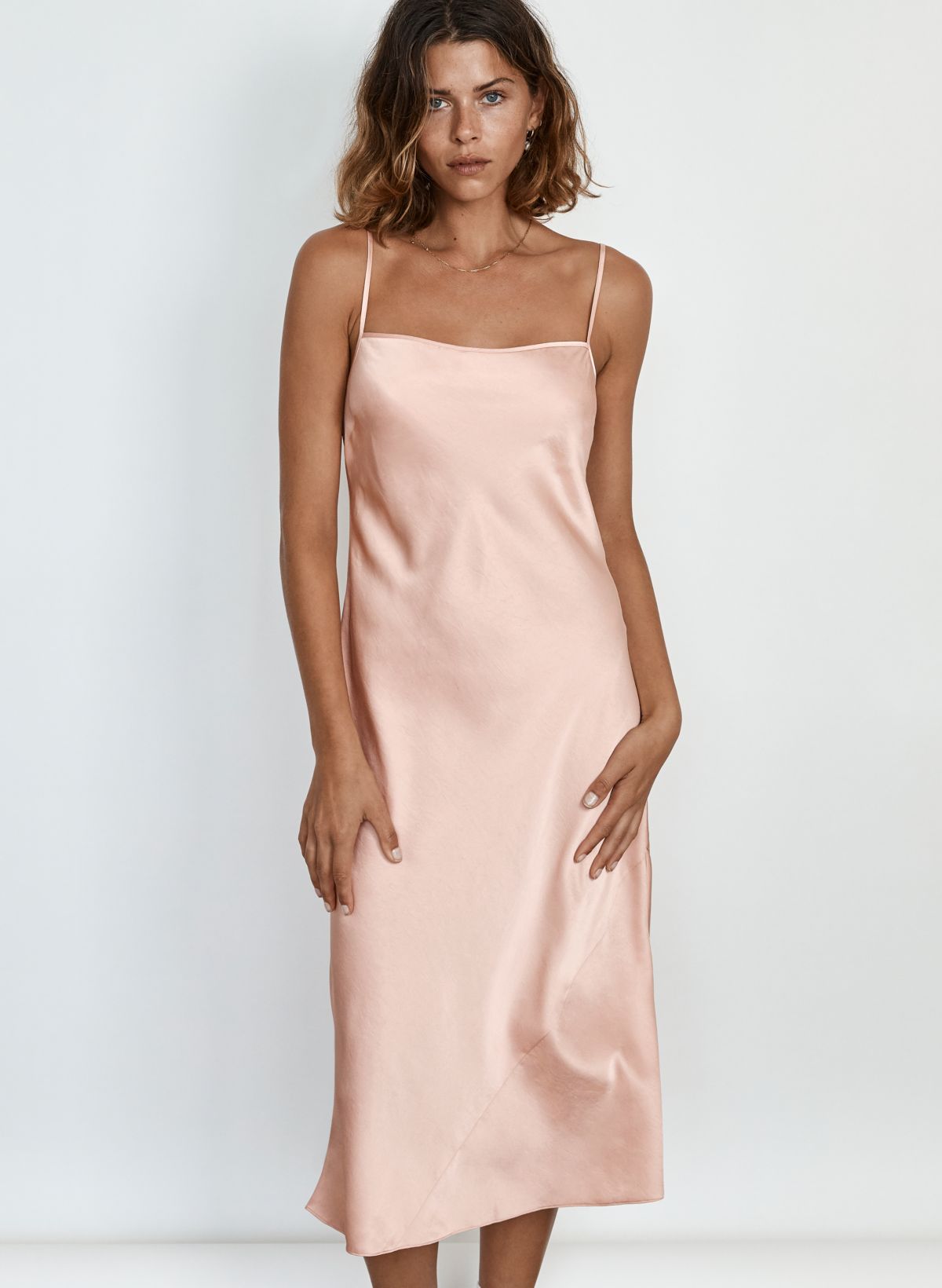Wilfred ONLY SQUARE SLIP DRESS | Aritzia US