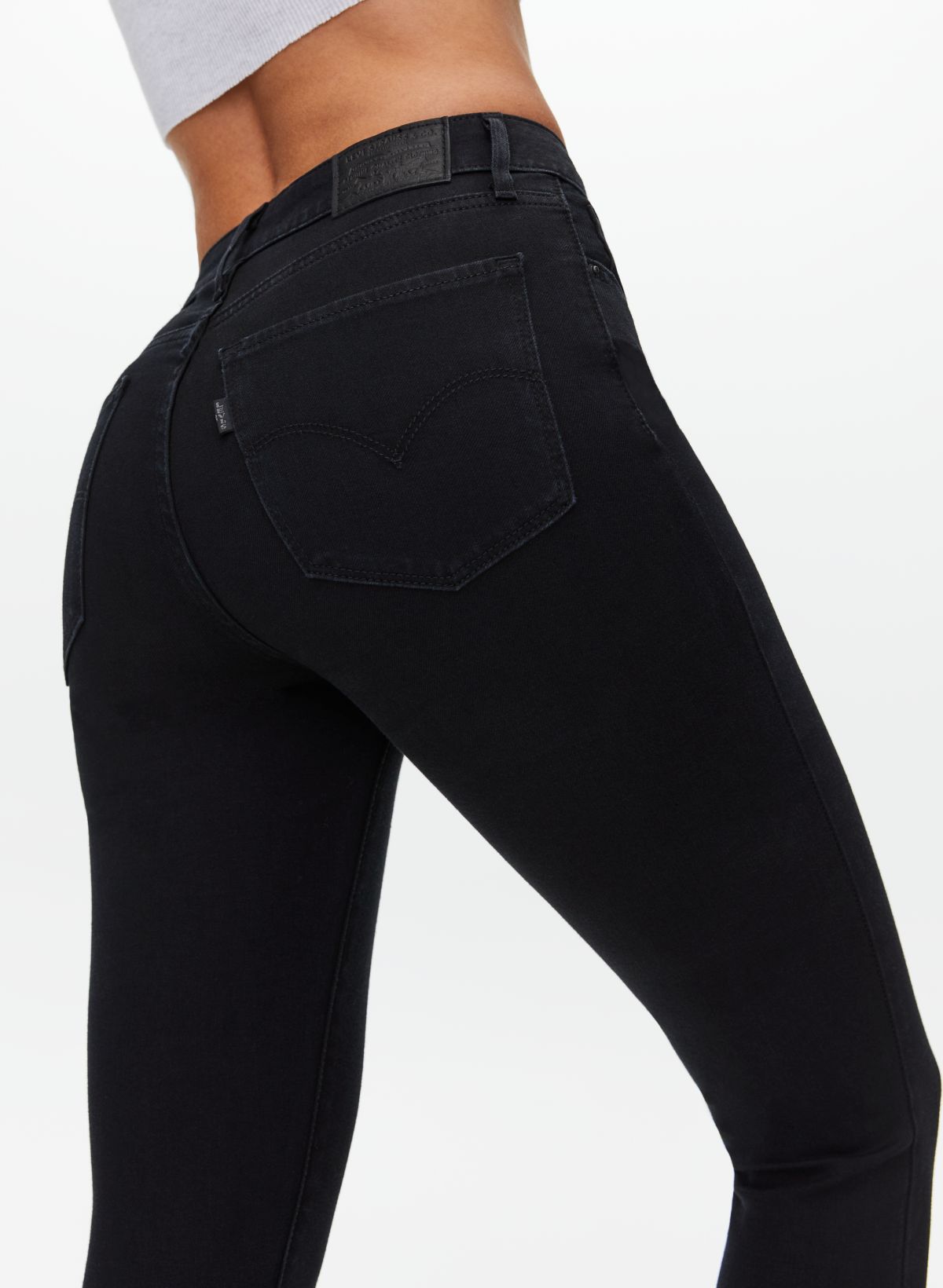 721™ High Rise Skinny Jeans (plus Size) - Black