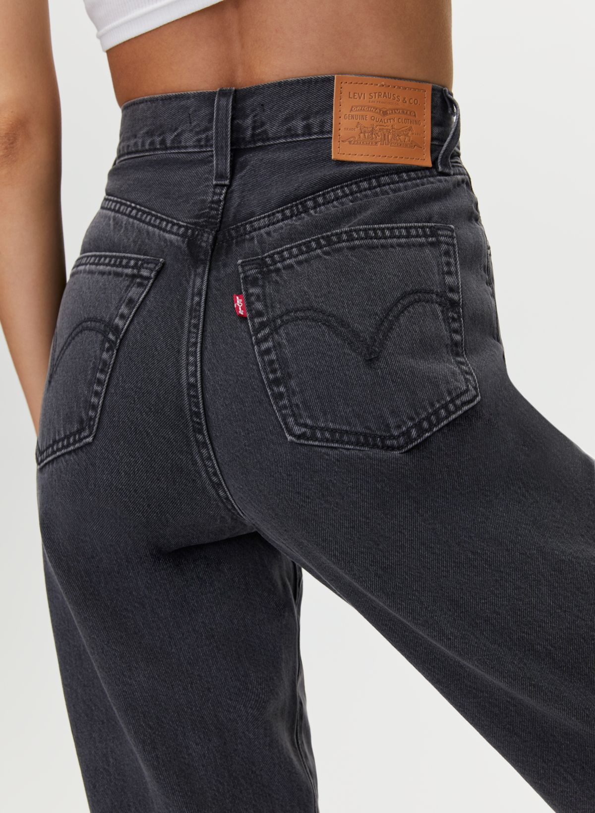LEVI'S High Waisted Taper Womens Jeans