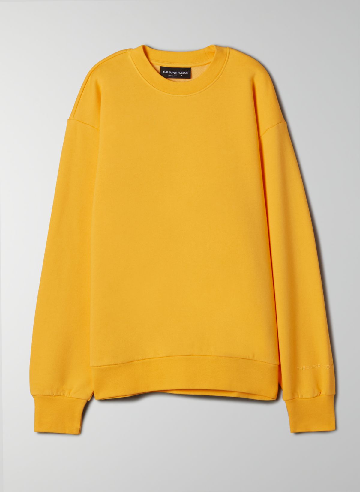 Inside Out Crew Neck Jumper - Luxury Orange