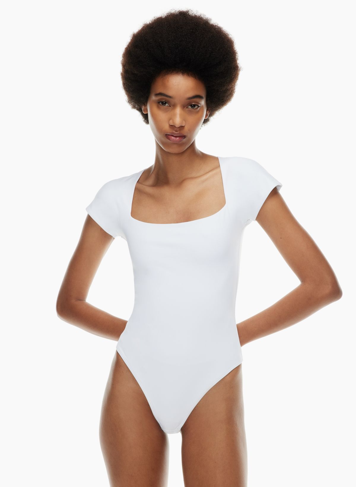 Express Nude One Strap Body Contour bodysuit SMALL