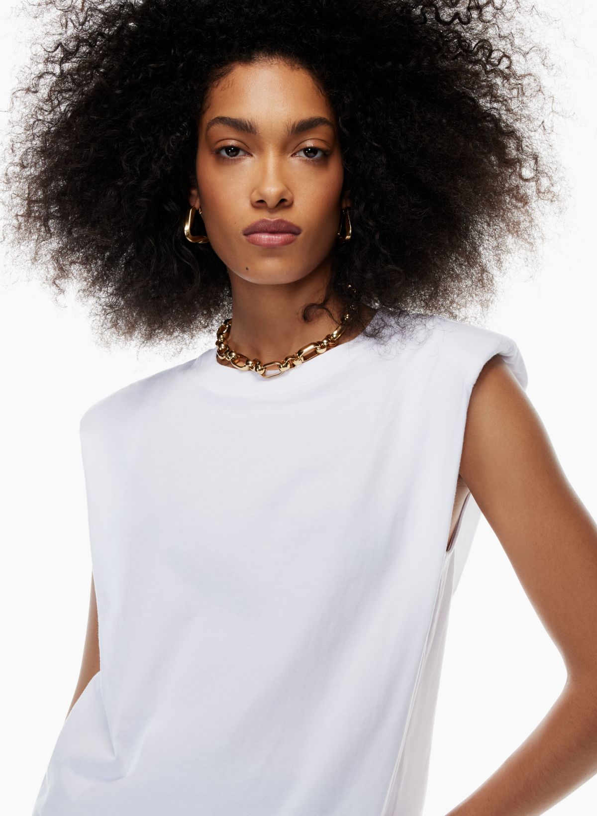 Babaton SHOULDER PAD TANK | Aritzia US