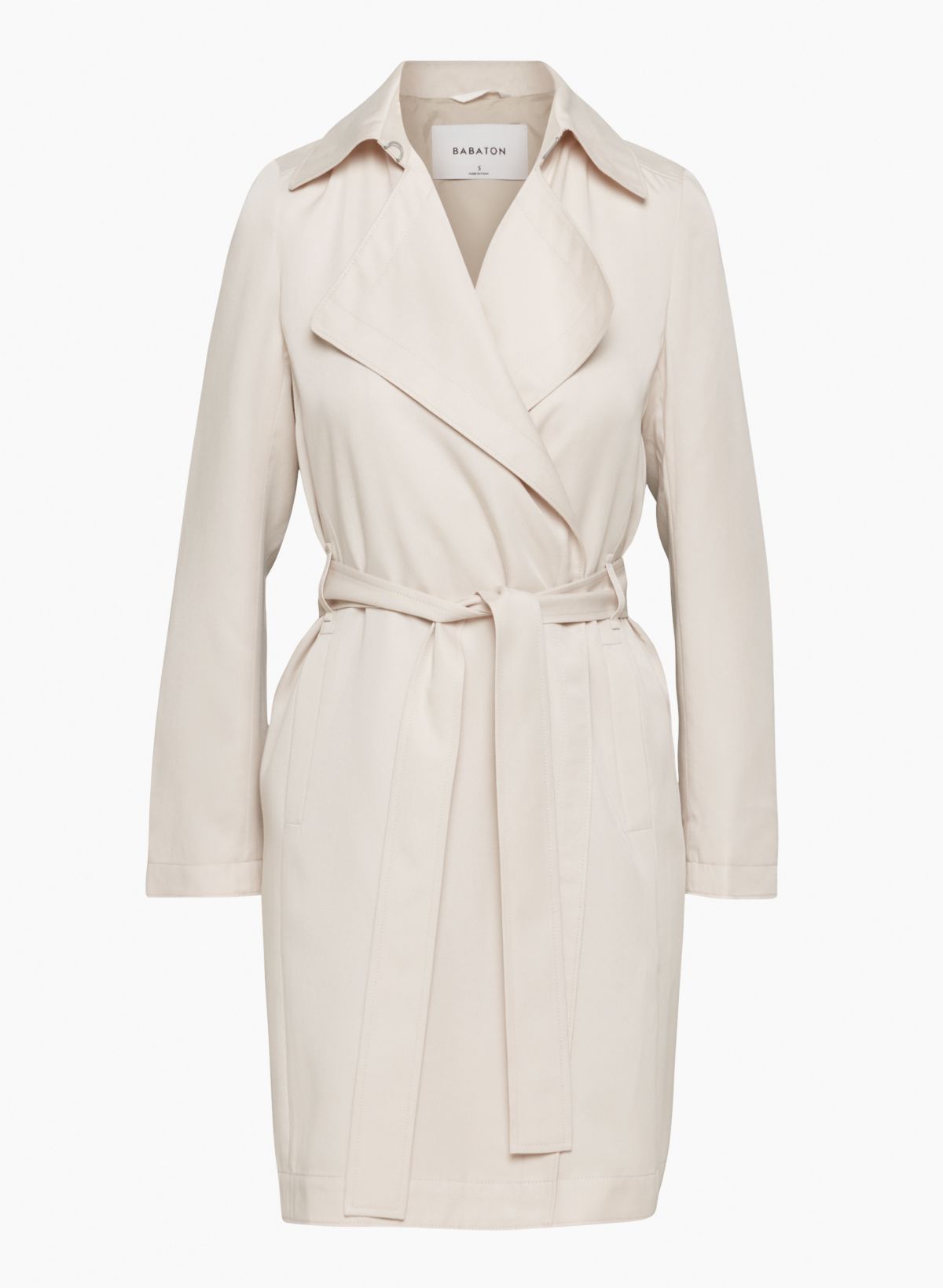 Bi-Material Trench Coat - Ready to Wear