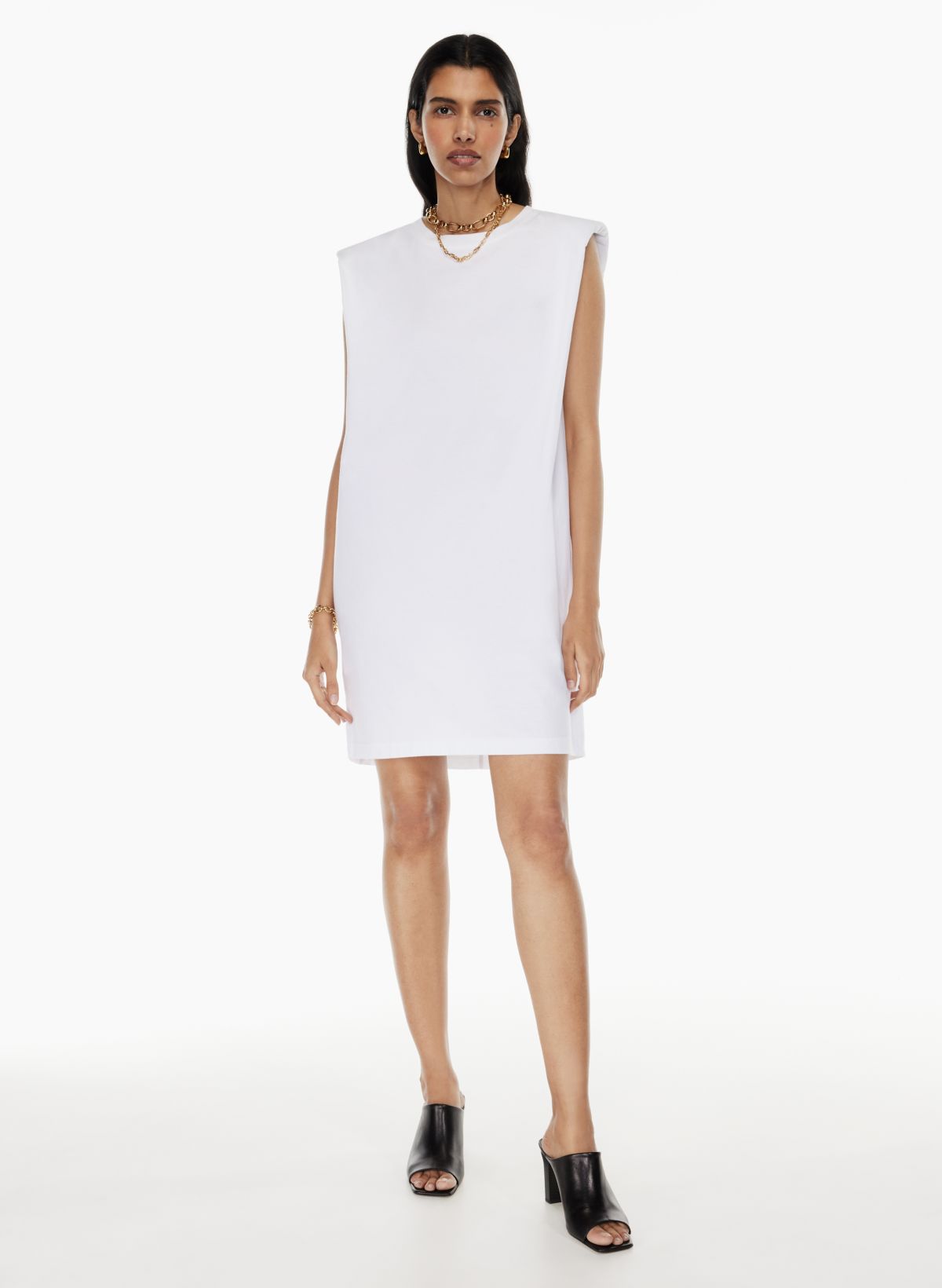 Shoulder store pad dress