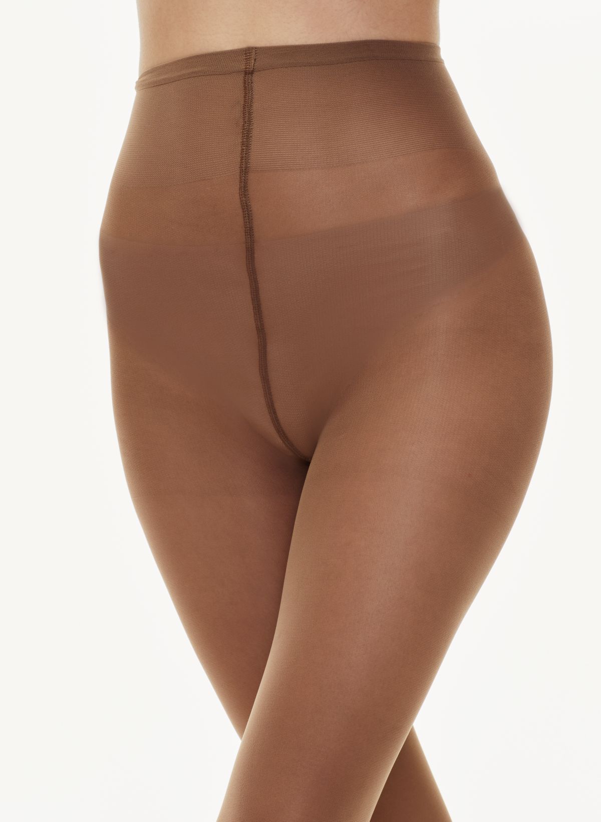 Women's Twin Rib Opaque Nylon Control Top Tights