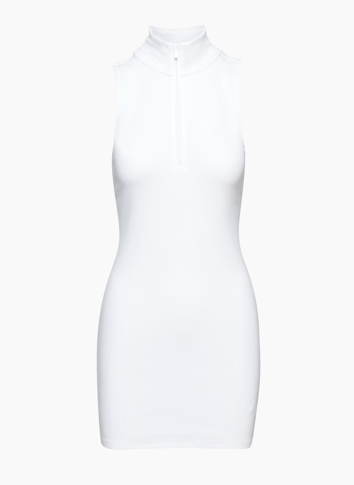 AirEssentials Mock Neck Dress • White Cloud – Tonya's Treasures Inc.