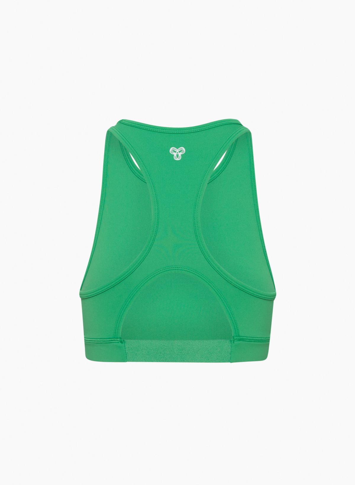 Ardene MOVE Seamless X-Back Sports Bra in Light Green, Size Medium, Polyester/Elastane