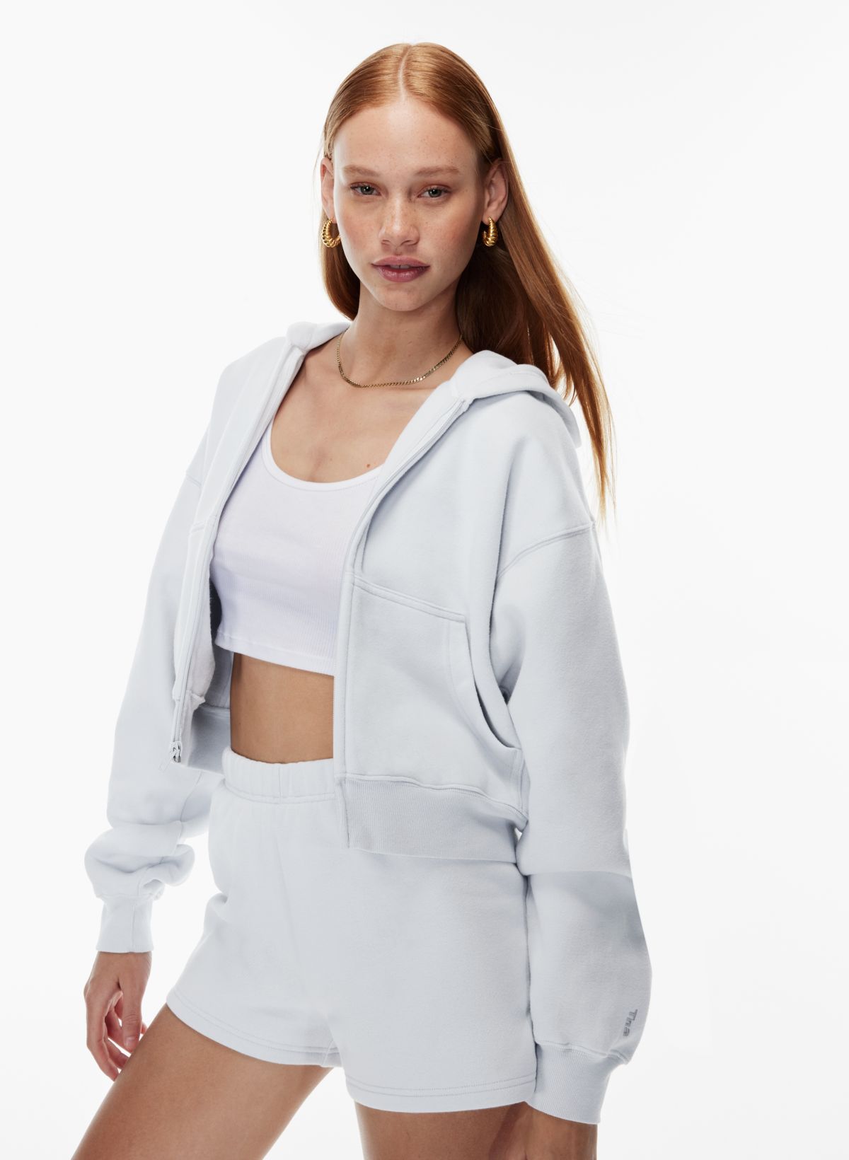 Tna COZY FLEECE BOYFRIEND BOXY ZIP HOODIE | Aritzia CA