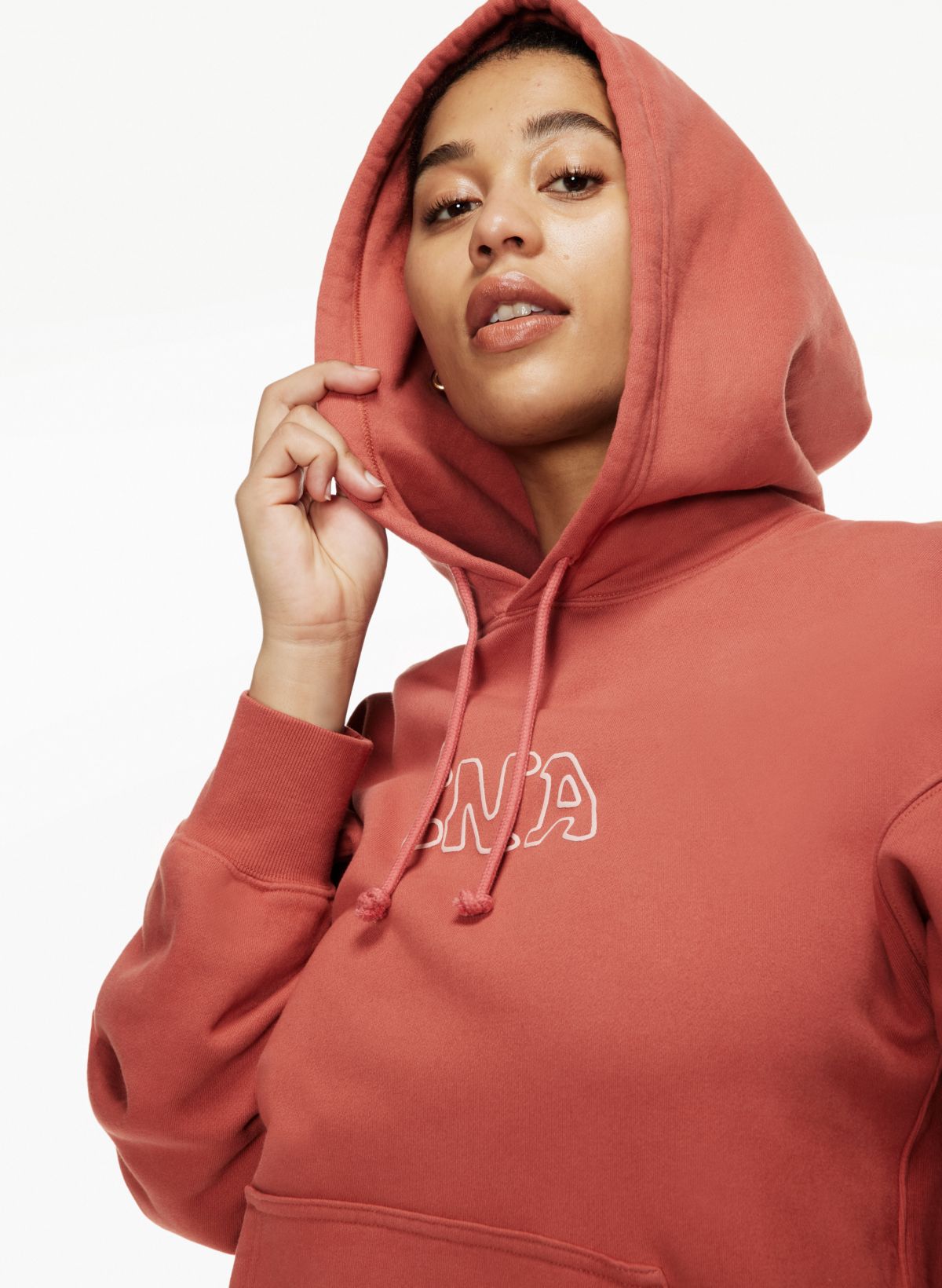 Tna COZY FLEECE BOYFRIEND HOODIE | Aritzia US