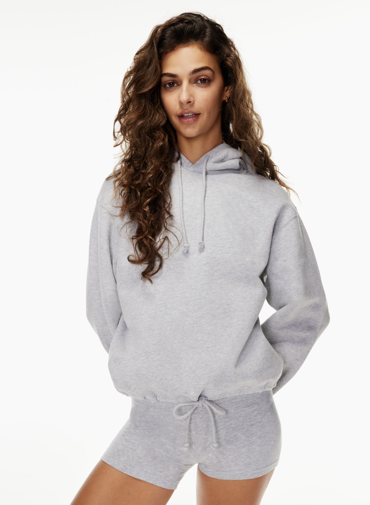 Tna COZY FLEECE BOYFRIEND DRAWCORD HOODIE | Aritzia US
