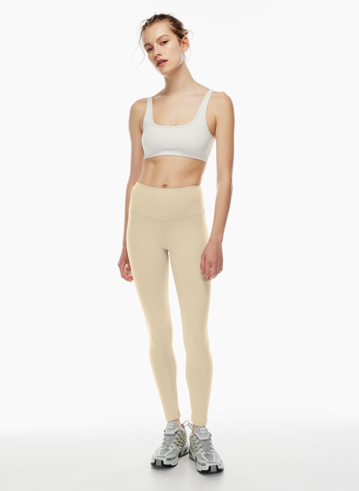 12 STOREEZ High-waist Seamless leggings in White