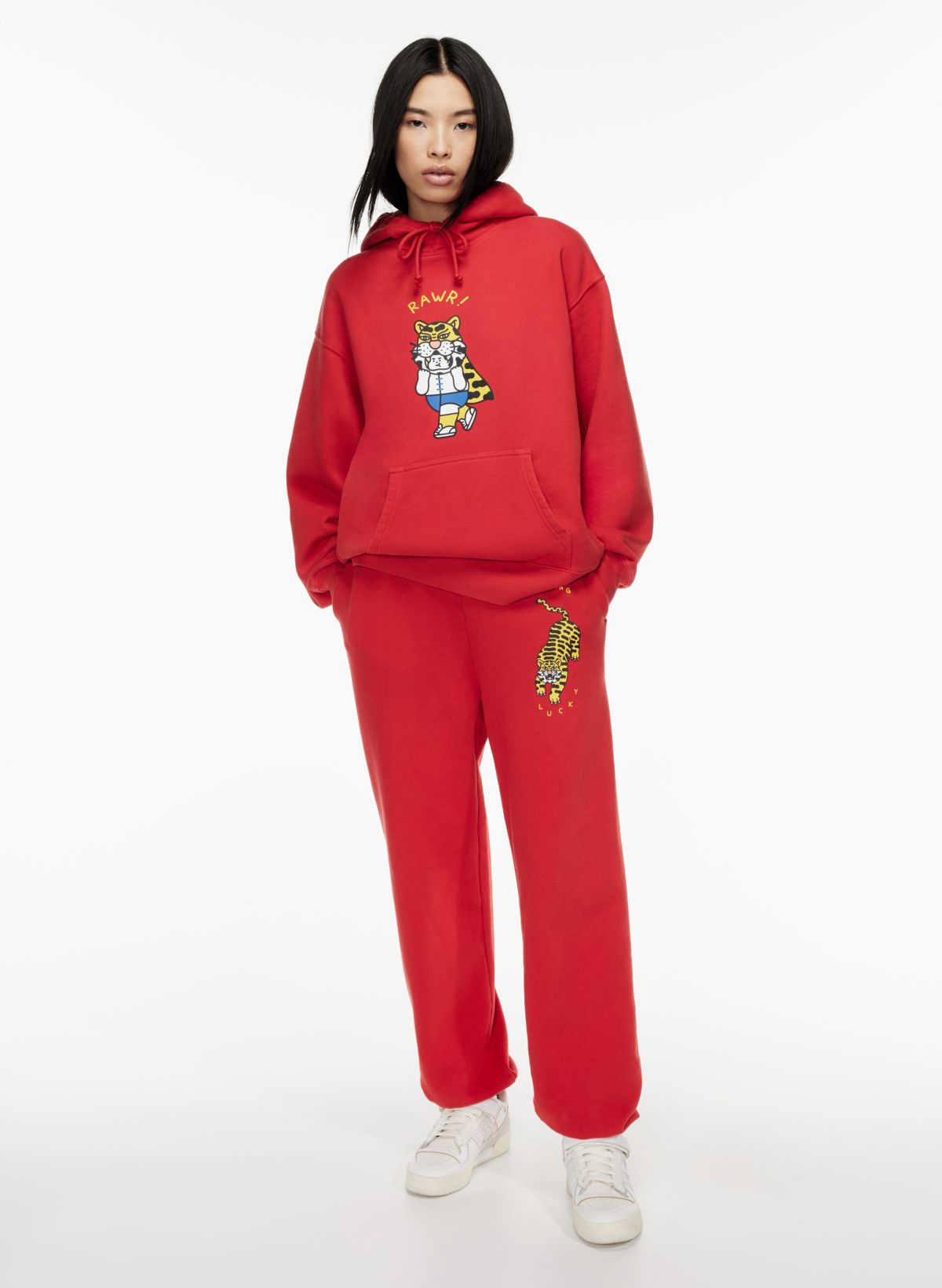 Aritzia TNA Super Fleece Sweatsuit