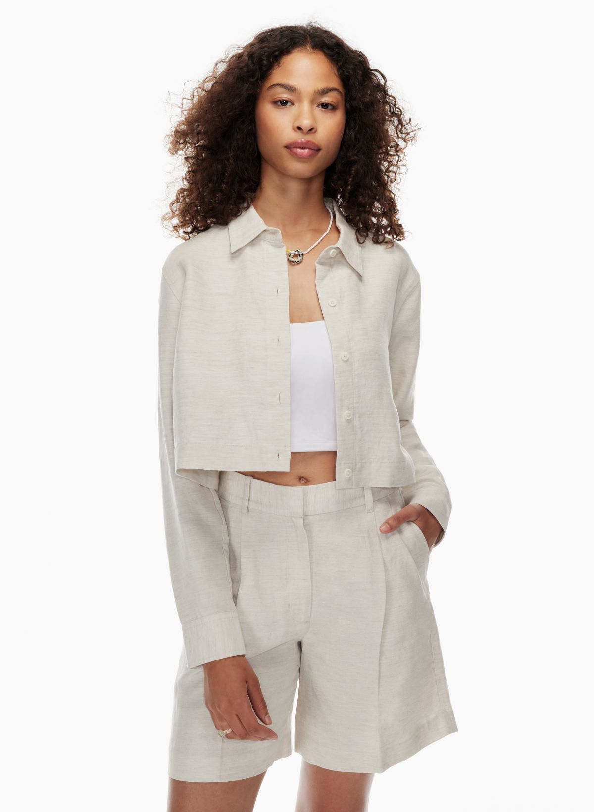 Wilfred PROPOSAL LINEN SHIRT | Aritzia US