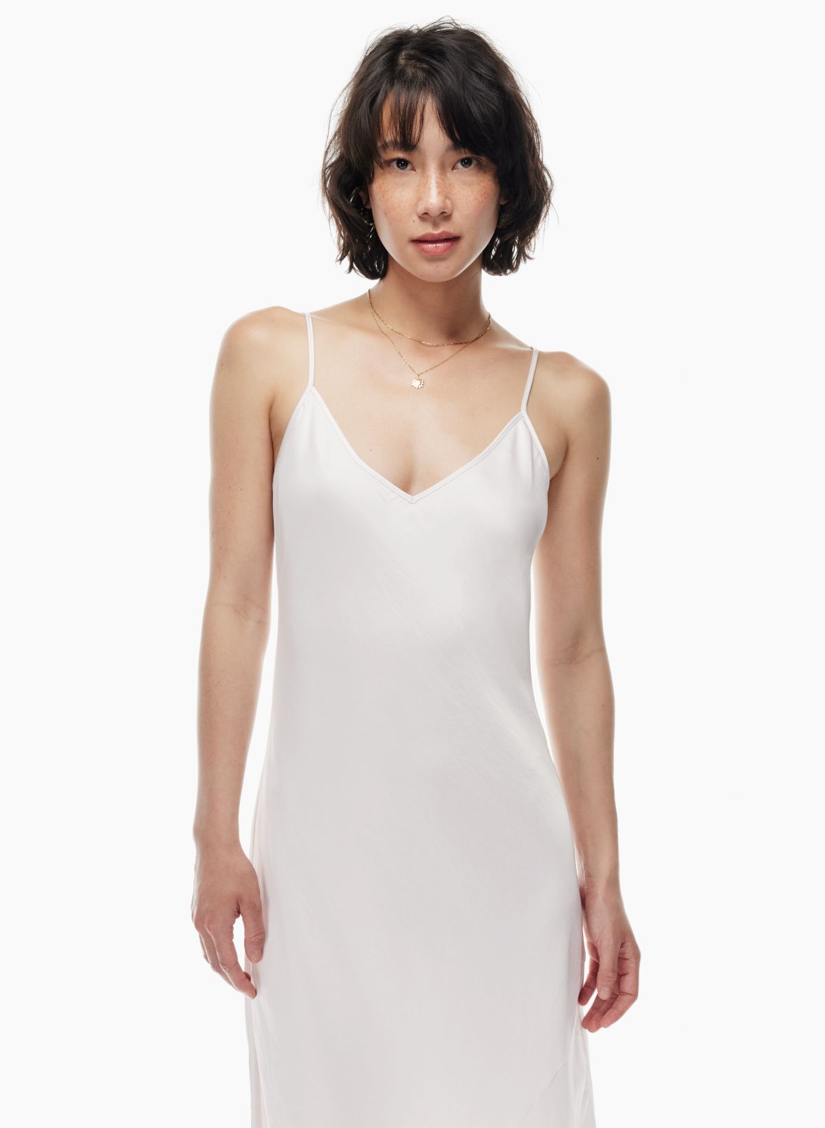 Aritzia silk 2025 slip dress