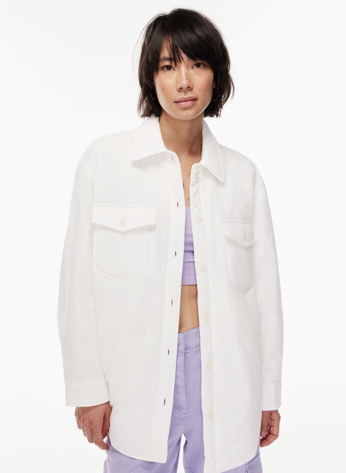 Wilfred Free THE GANNA SHIRT JACKET Aritzia US