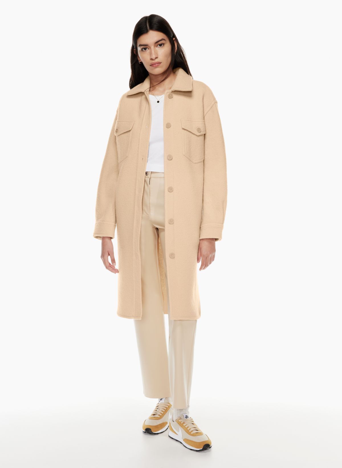 Wilfred Free THE GANNA LONG SHIRT JACKET | Aritzia CA