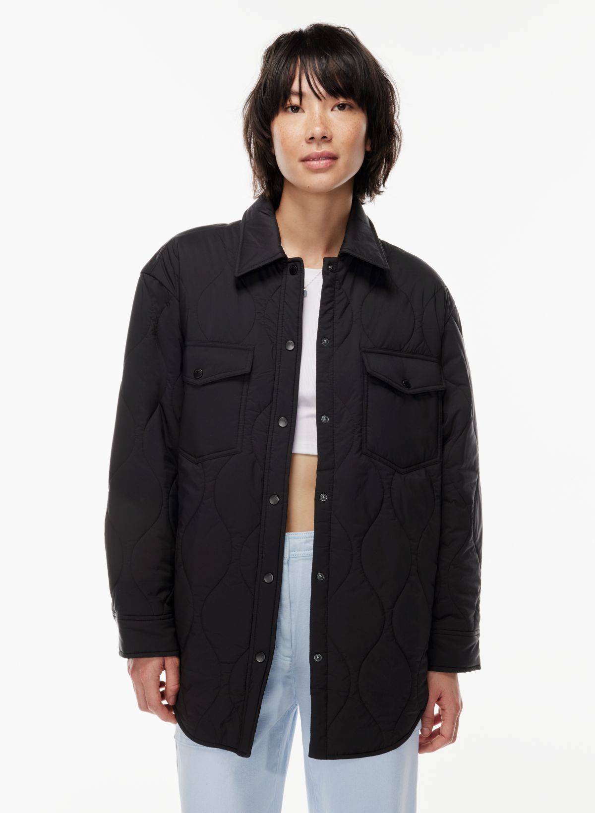 Wilfred Free THE GANNA™ INSULATED SHIRT JACKET | Aritzia US