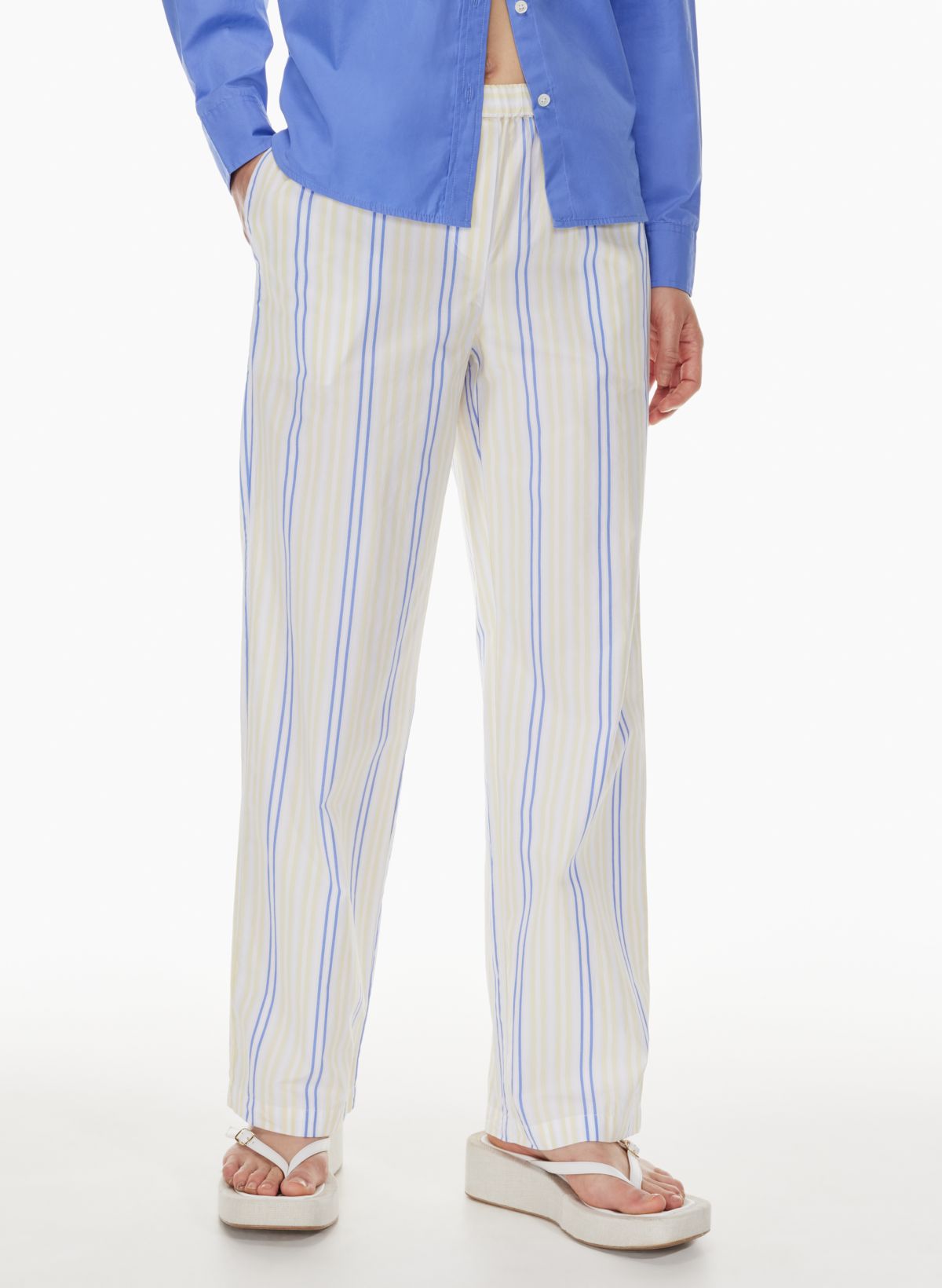 Aritzia Wilfred Free Boardwalk Pant Stripe