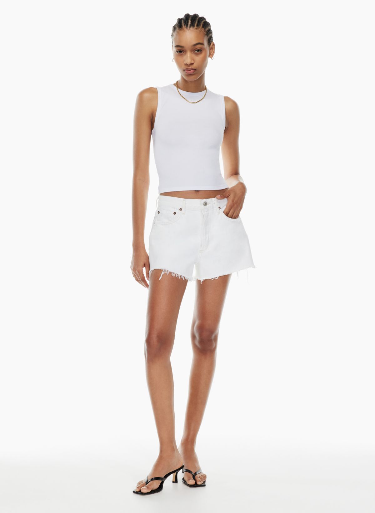 Agolde sales white shorts