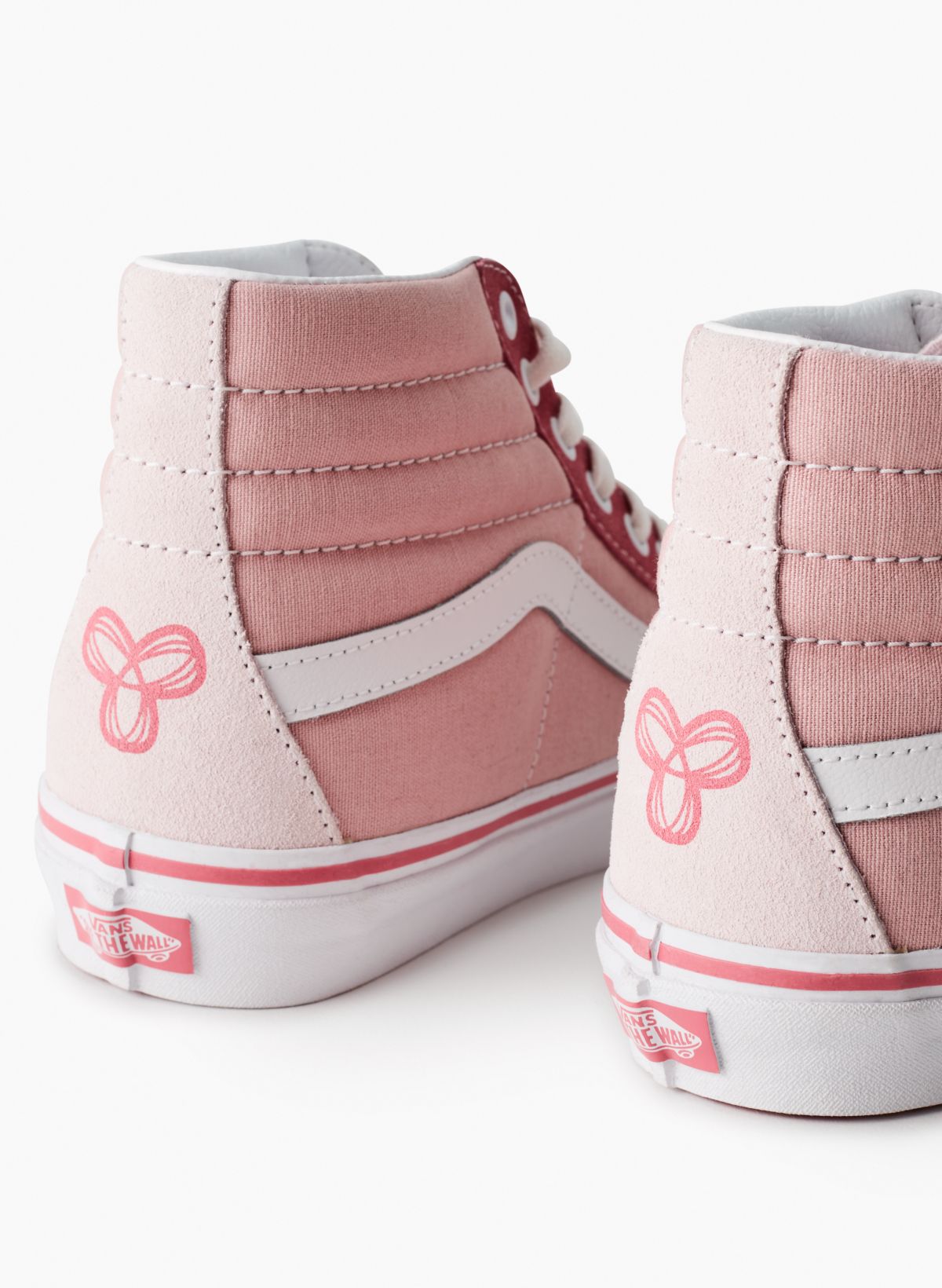 Pink high top outlet vans