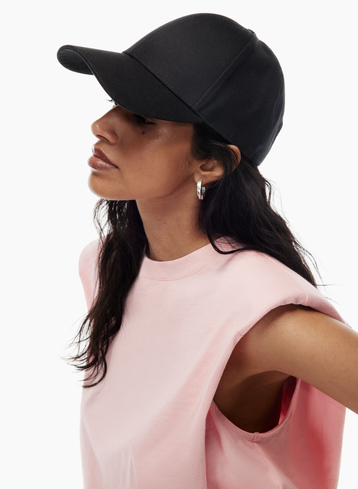 ASOS Design Plain Baseball Cap with Improved Fit in Black