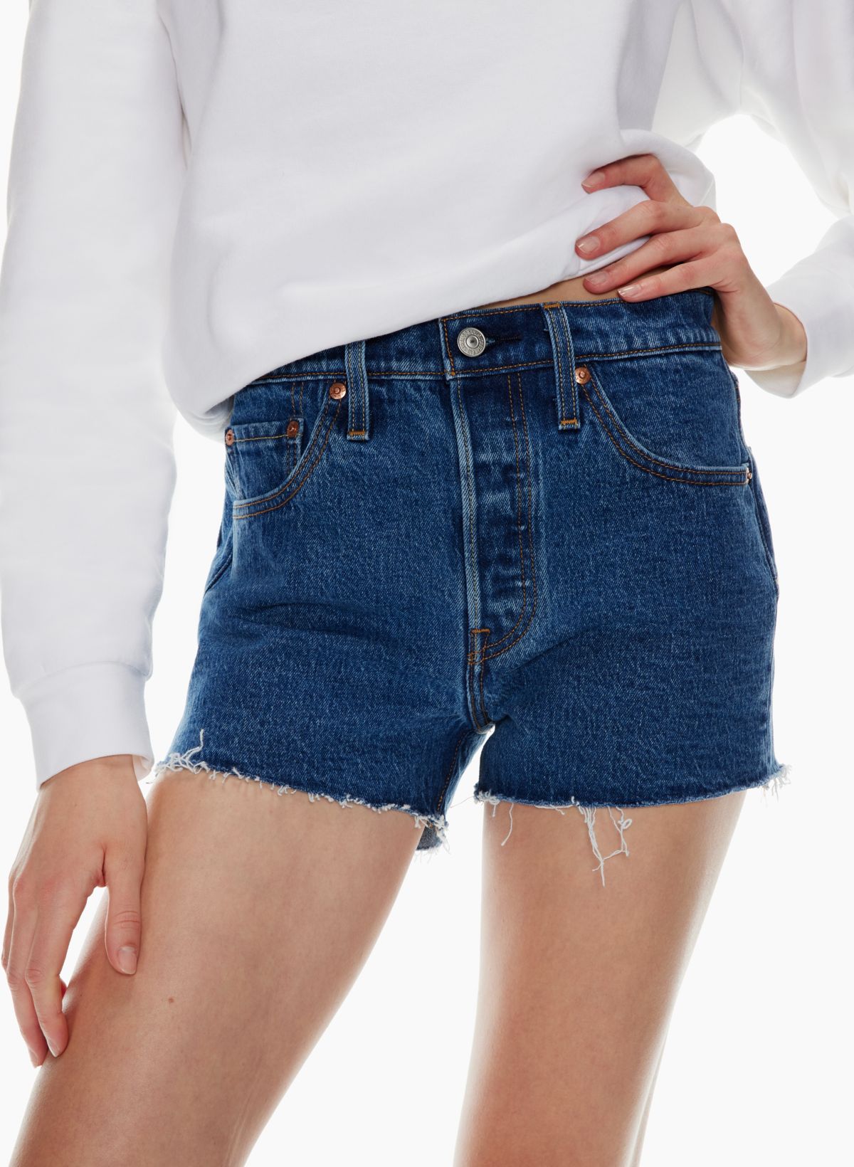 Levis shorts hot sale aritzia