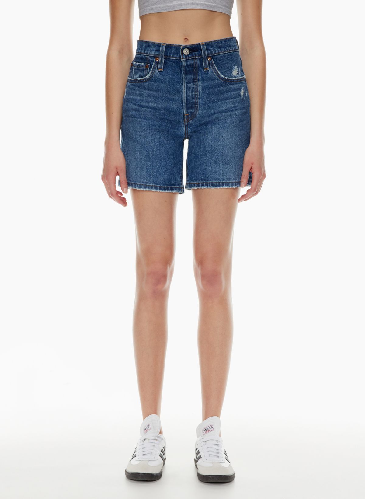 Levi's 501 Mid Thigh Shorts • Shop American Threads Women's Trendy