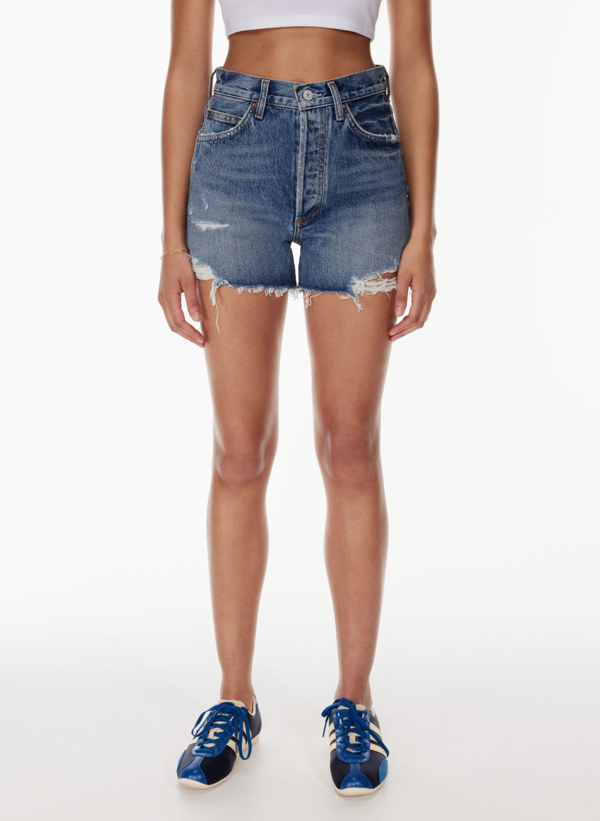 Agolde ultra high rise hot sale shorts